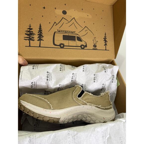 New Holo Mens Footwear Athena Canvas Slip on Loafers Size 9.5 - Picture 8 of 9